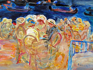 Pierre Bonnard (1867-1947) Abend am Uhlenhorster Fährhaus 1913 50x65,5cm 